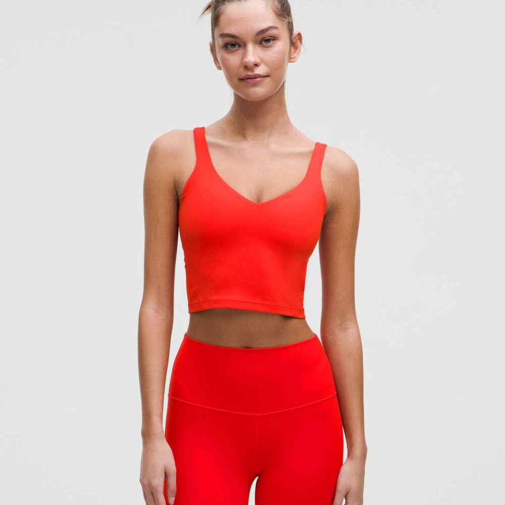 lululemon athletica Red Tank Top